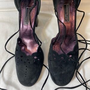 Kenneth Cole Black suede Lace-Up Women's Shoes